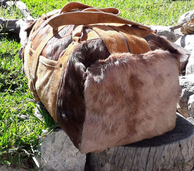 Red Hartebeest and Eland Duffle Bag / Weekend Bag